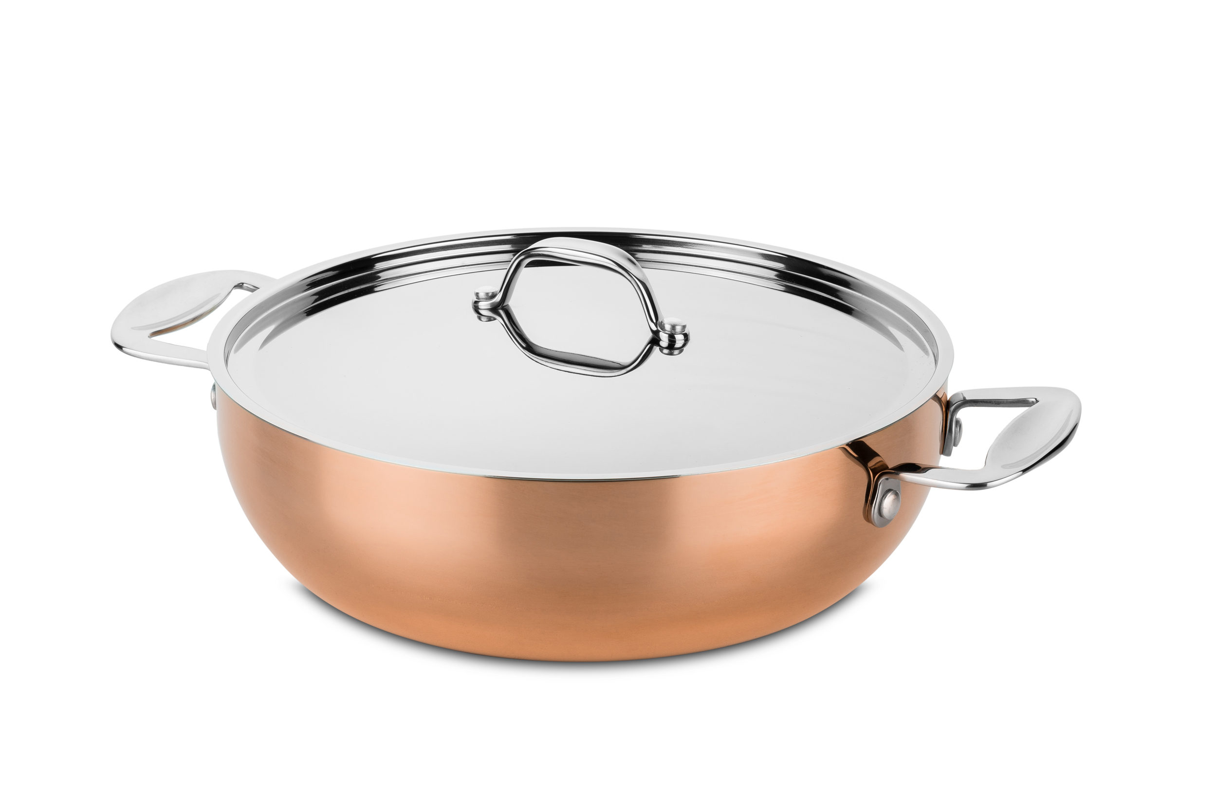 Frying Pan 2 Handles Toscana With Lid Dia Cm. 28 | 0700953259707