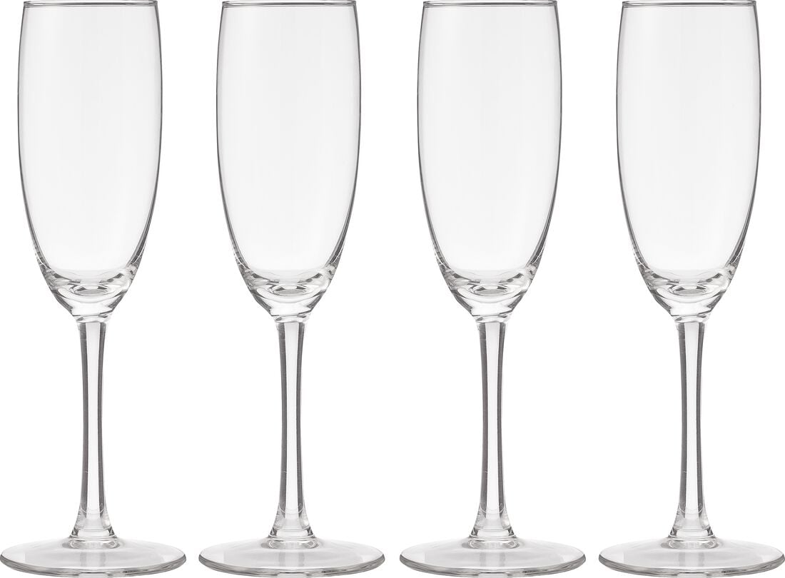 HEMA Champagneglazen 190ml – Stuks (transparant) | 8716618041657
