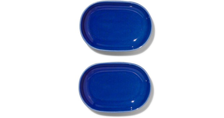 HEMA Serveerschaaltjes Aardewerk 11cm – 4 Stuks (blauw) | 8720354590980