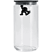 A DI ALESSI – GIANNI – Voorraadpot 10,5×20,5cm zwart | 8003299958139
