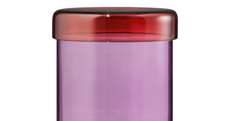 HEMA Glazen Pot Ø10×11 Roze (multi) | 8720354656310